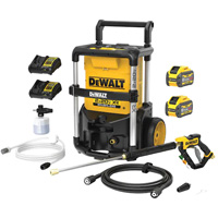 Ensemble de laveuse &agrave; pression avec moteur sans balai 2X20V MAX*, avec FLEXVOLT, &agrave; pile, 1600 PSI, 1,2 gal./min NTL Industrial