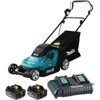 36V 5.0 Ah LXT Lawn Mower Kit, Push Walk-Behind, Battery Powered, 17" Cutting Width NTL Industrial