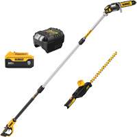 MAX Cordless Lithium-Ion Pole Saw & Pole Hedge Trimmer Combo Kit NTL Industrial