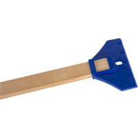 Snow Brush with ABS Scraper, Poly/Plastic Blade, 25" Long NTL Industrial