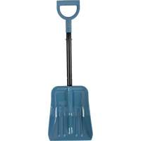 Collapsible Snow Shovel, Polypropylene Blade, 10" Wide, Straight Handle NTL Industrial