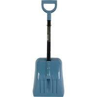 Collapsible Snow Shovel, Polypropylene Blade, 10" Wide, Straight Handle NTL Industrial
