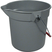 Brute<sup>®</sup> Bucket, 2.5 US Gal. (10 qt.) Capacity, Grey NB853 | NTL Industrial