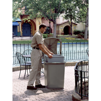 Contenants Untouchable, Poly&eacute;thyl&egrave;ne, 35 gal. US NTL Industrial