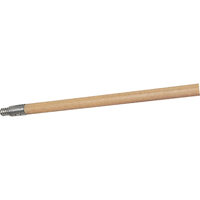 Structural Foam Push Broom Handle, Wood, ACME Threaded Tip, 15/16" Diameter, 60" Length NTL Industrial