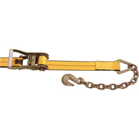 Tendeurs d'arrimage &agrave; cliquet, Crochet &agrave; chaîne, 2" , 30' , Charge d'utilisation max. 3335 lb (1513 kg) NTL Industrial