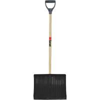 Nordic Snow Shovel, Polypropylene Blade, 17-3/4" Wide, D-Grip Handle NTL Industrial
