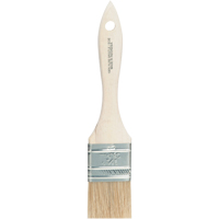 Paint Brush, White China, Wood Handle, 1-3/4" Width ND936 | NTL Industrial