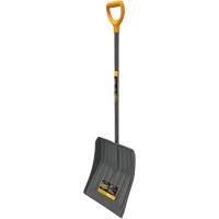 Pro Snow Shovel, Polypropylene Blade, 13-7/8" Wide, D-Grip Handle NTL Industrial