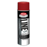 Industrial Line-Up&reg; Pavement Striping Paint, Red, 18 oz., Aerosol Can NTL Industrial