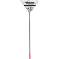 Excavator™ Fan Rake, 24" Blade, 24 Tines, Fiberglass Handle, Steel Blade NE482 | NTL Industrial
