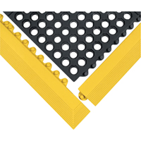 Tapis 24/Seven, Caoutchouc, 3' la c, 3' lo, 5/8" &eacute;paisseur, Noir NTL Industrial