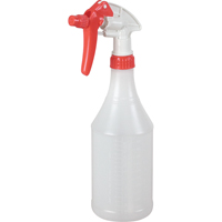 Round Spray Bottle with Trigger Sprayer, 24 oz. JN674 | NTL Industrial