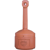 Smoker’s Cease-Fire<sup>®</sup> Cigarette Butt Receptacle, Free-Standing, Plastic, 4 US gal. Capacity, 38-1/2" Height NI587 | NTL Industrial