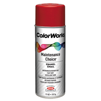 Maintenance Choice™ Enamel, Red, Gloss, 11 oz., Aerosol Can NI805 | NTL Industrial