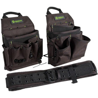 Ceinture porte-outils combin&eacute;e, Polyester, Noir NTL Industrial