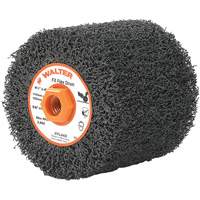 Tambours FX Flex, 4-1/4" dia. x 4" la, 5/8"-11 Arbre, Grain Flex, gros NTL Industrial