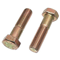 Hex Cap Screw, 3/8" Dia., 4" L, Stainless Steel, Coarse NIQ796 | NTL Industrial