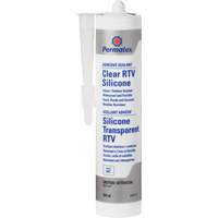 Clear RTV Adhesive Sealant, 300 ml, Cartridge, Clear NIR843 | NTL Industrial