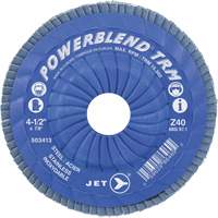 POWERBLEND TRM Trimmable Flap Disc, 5" x 7/8", Type 29, Z60 Grit, Zirconia Alumina NTL Industrial