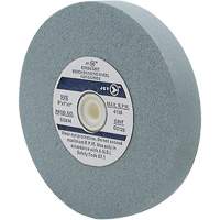 GC610M Bench Grinding Wheel, 6" x 1", 1" Arbor, Silicon Carbide NTL Industrial