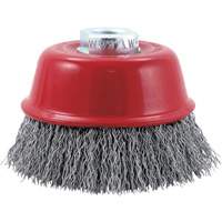 Brosse-boisseau &agrave; fils cr&ecirc;p&eacute;s, 3-1/4", Fils 0,014" NTL Industrial