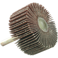Mounted Flapwheel, 60 Grit, 2" x 1" x 1/4" NTL Industrial