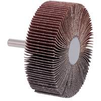 Shaft-Mounted Flap Wheel, 60 Grit, 3" x 1" x 1/4" NTL Industrial