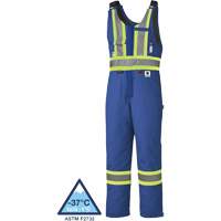 5524A High-Visibility Flame-Resistant Quilted Safety Coveralls, 2X-Large, Royal Blue NTL Industrial