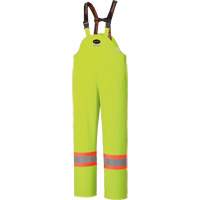 5895 High Visibility Flame Resistant Waterproof Bib Pants, 2X-Large, High Visibility Lime-Yellow NTL Industrial