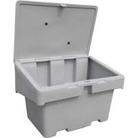 Salt Sand Container SOS, 48" x 33" x 34", 18.5 cu. Ft., Grey NTL Industrial