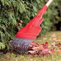 Multi-Purpose Lawn Rake, 20" Blade, 20 Tines, Hardwood Handle, Steel Blade NTL Industrial