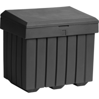 Conteneur d'entreposage &eacute;conomique pour sel/sable, 32" x 23" x 27-1/2", 10 pi³, Gris NTL Industrial