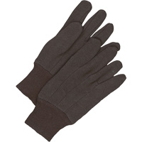 Gants en jersey classiques, Taille unique, Brun, Non doubl&eacute;, Poignet en tricot NTL Industrial