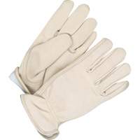 Ladies Insulated Driver Gloves, 8, Grain Cowhide Palm, Fleece Inner Lining NTL Industrial