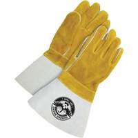 Welder Gloves with 5" Cuff, Split Cowhide, Size One Size NTL Industrial
