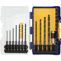 Jobber Length Drill Bit Set, 12 Pieces, High Speed Steel NTL Industrial