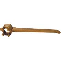 Drum Plug Wrench, 12" Handle, Bronze NJE705 | NTL Industrial