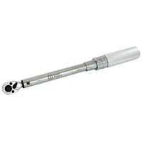 Micro-Adjustable Torque Wrench, Click, 3/8" Square Drive, 30 - 250 in-lbs. NTL Industrial