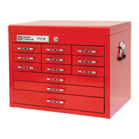 PRO+ Series Top Chest, 26" W, 12 Drawers, Red NTL Industrial