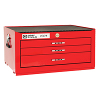 PRO+ Series Intermediate Chest, 26" W, 3 Drawers, Red NTL Industrial