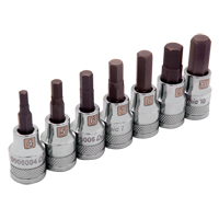 Jeu de douilles m&eacute;triques standards, 7 mrcx NTL Industrial