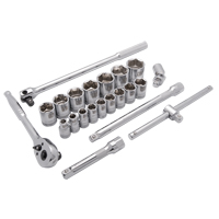 Jeu de douilles SAE, 22 Mcx, Prise de 1/2" NTL Industrial
