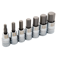 Jeu de douilles m&eacute;triques standards, 7 mrcx NTL Industrial