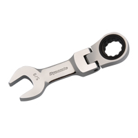 SAE Stubby Flex-Head Ratcheting Wrench NJI100 | NTL Industrial