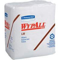 WypAll<sup>®</sup> L20 Single-Use Towels, All-Purpose, 12-1/2" L x 12" W NJJ030 | NTL Industrial
