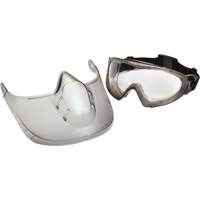 Lunettes de s&eacute;curit&eacute; Capstone Shield avec &eacute;cran facial amovible, Lentille Transparent, Antibu&eacute;e, Ventilation Directe/Ferm&eacute; NTL Industrial