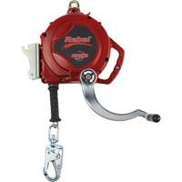 Rebel Self-Retracting Lifeline, 50', Galvanized Steel, Swivel NTL Industrial