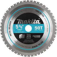 Carbide-Tipped Saw Blade, 5-3/8", 50 Teeth, Metal Use NTL Industrial