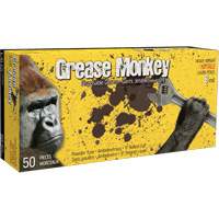 Gants Grease Monkey, Grand, Nitrile, 8 mils, Sans poudre, Noir NTL Industrial